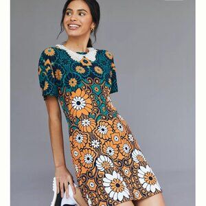 Maeve Anthro Retro Shift Dress NWT